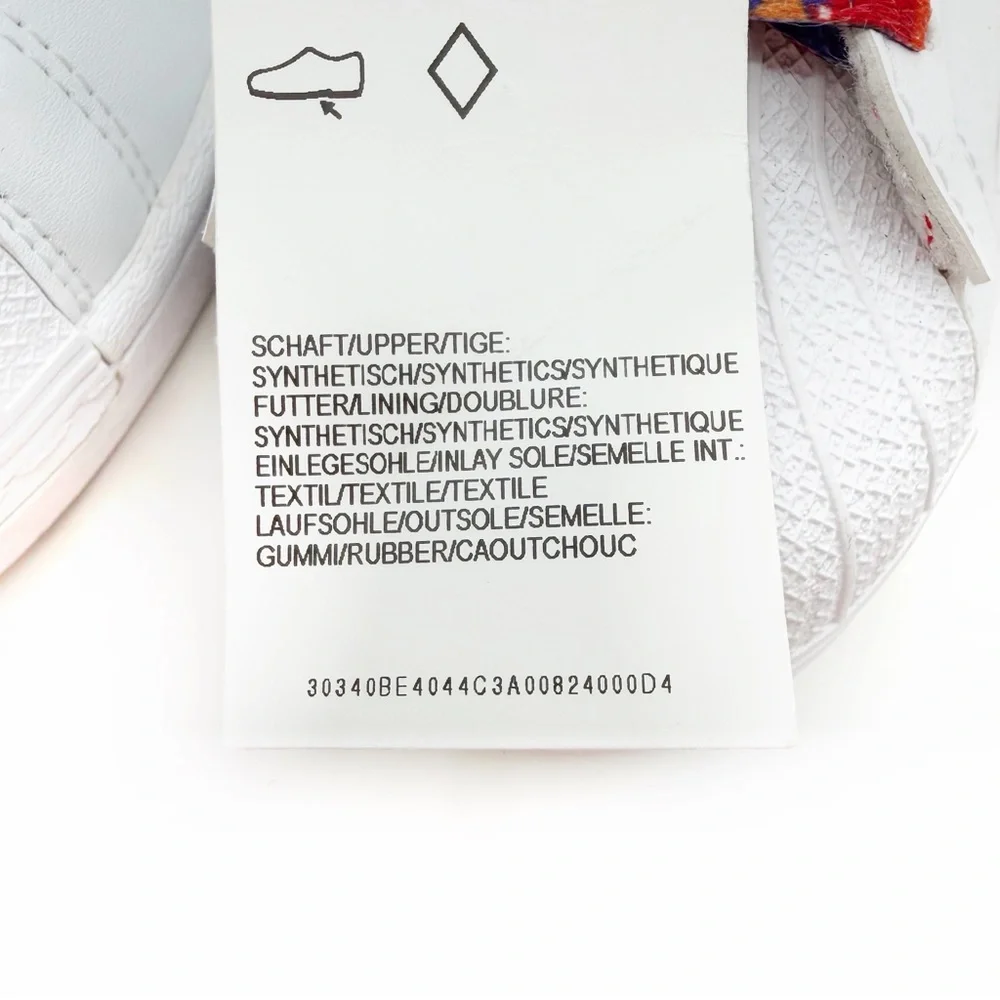 Adidas Superstar Chinese New Year Sneakers Kids Size 4.5 Shoes White Purple Red